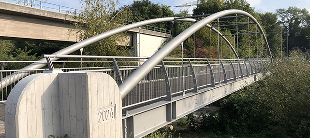 Neubau Geh- u. Radwegbrücke ü. d. Schlücht in Waldshut-Tiengen